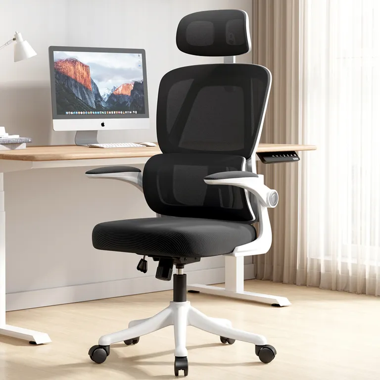 Silla Amia Ergonomica Silla De Escritorio Soporte Lumbar Elastico Giratoria Oficina
