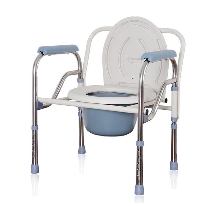 GENERICO - Baño Inodoro Portátil Plegable Silla Ducha Color Blanco