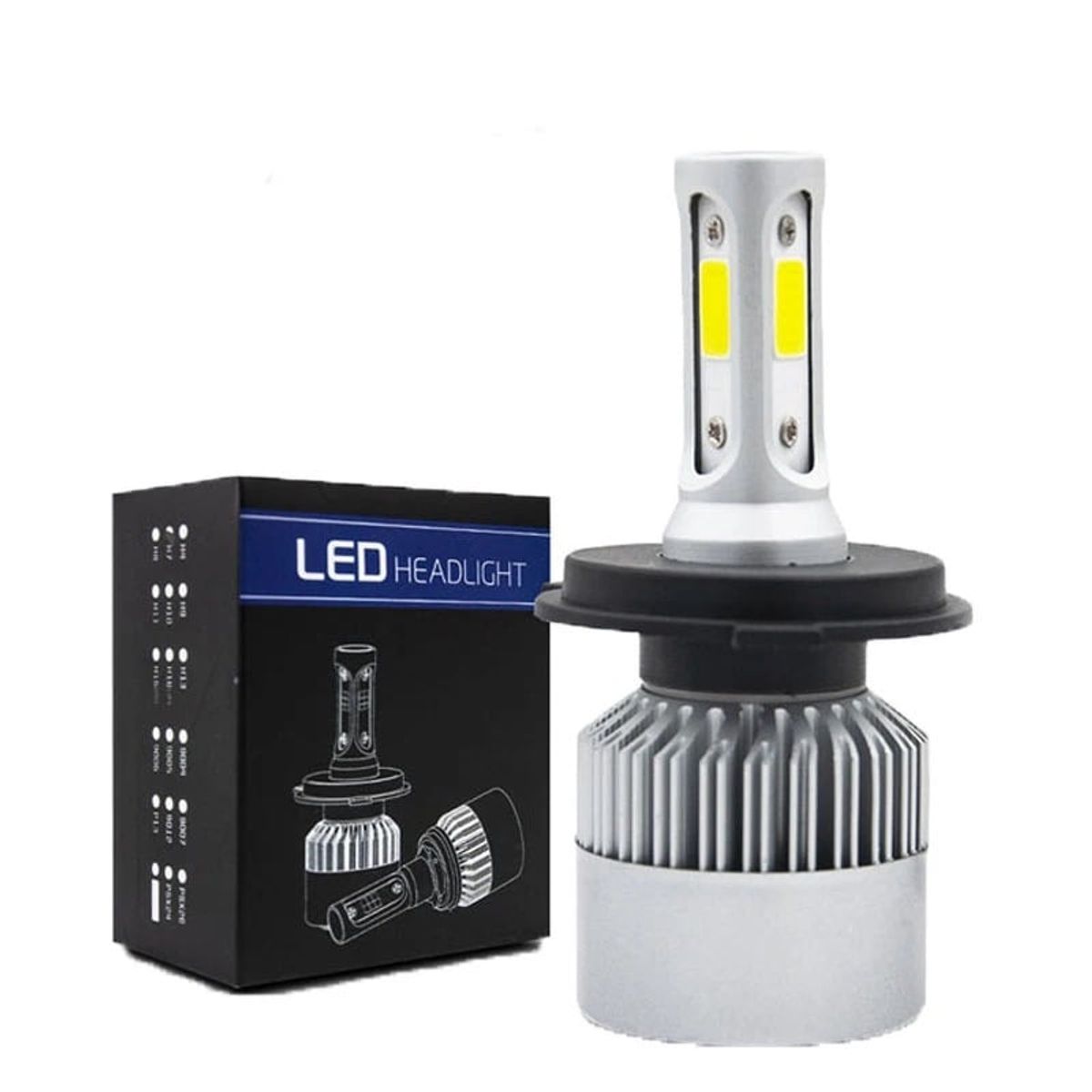 GENERICO - kit turbo led h7 36w 8000lm COB