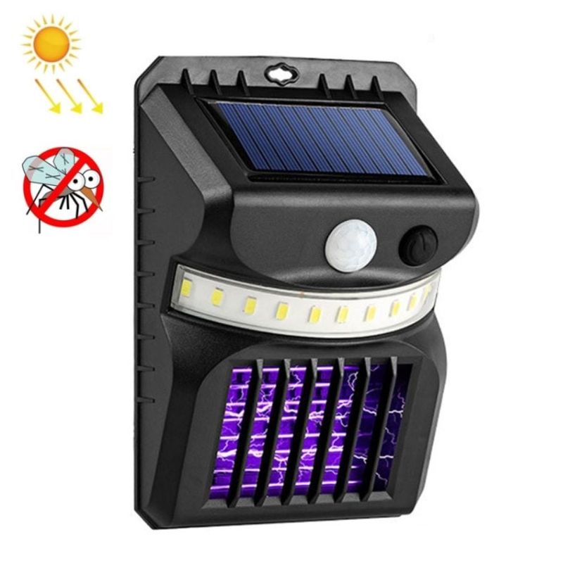 GENERICO - Aplique Solar Mata Mosquitos Led Sensor Inteligente W7912