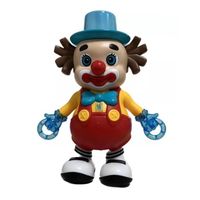 Juguete Robot Payaso Bailarín Electrónico Luz Y Sonido
