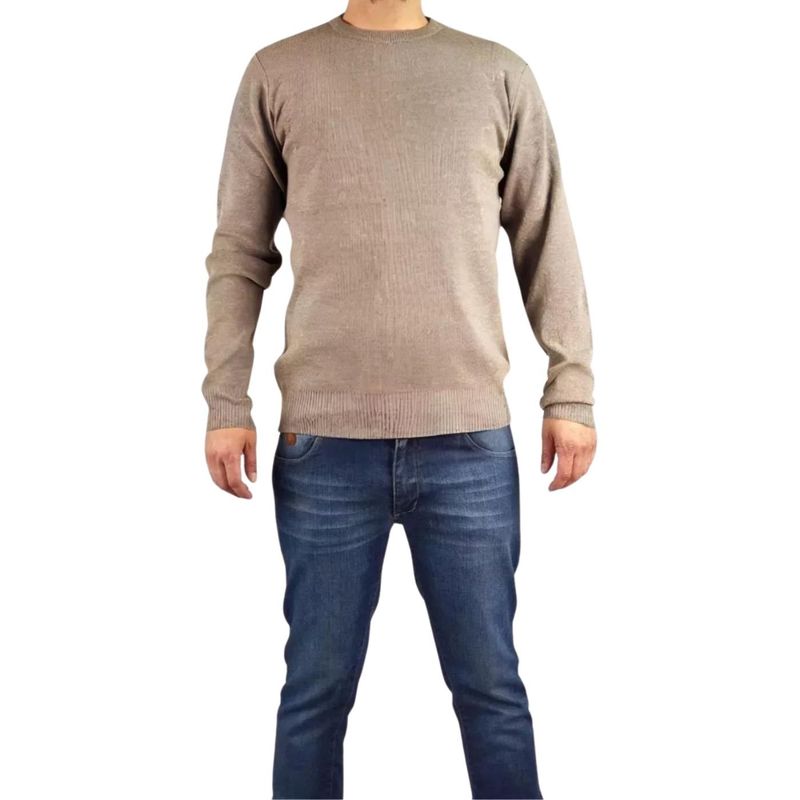 MPROPIA - Sweater Tejido Hombre Cuello Redondo Hilo 107.