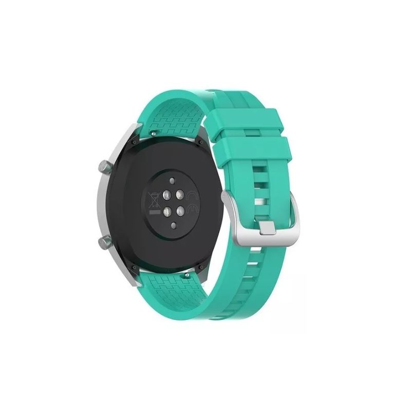 GENERICO - Correa De Silicona Para Reloj Huawei Gt2 -gt -gt3 - 46 Mm-TURQ