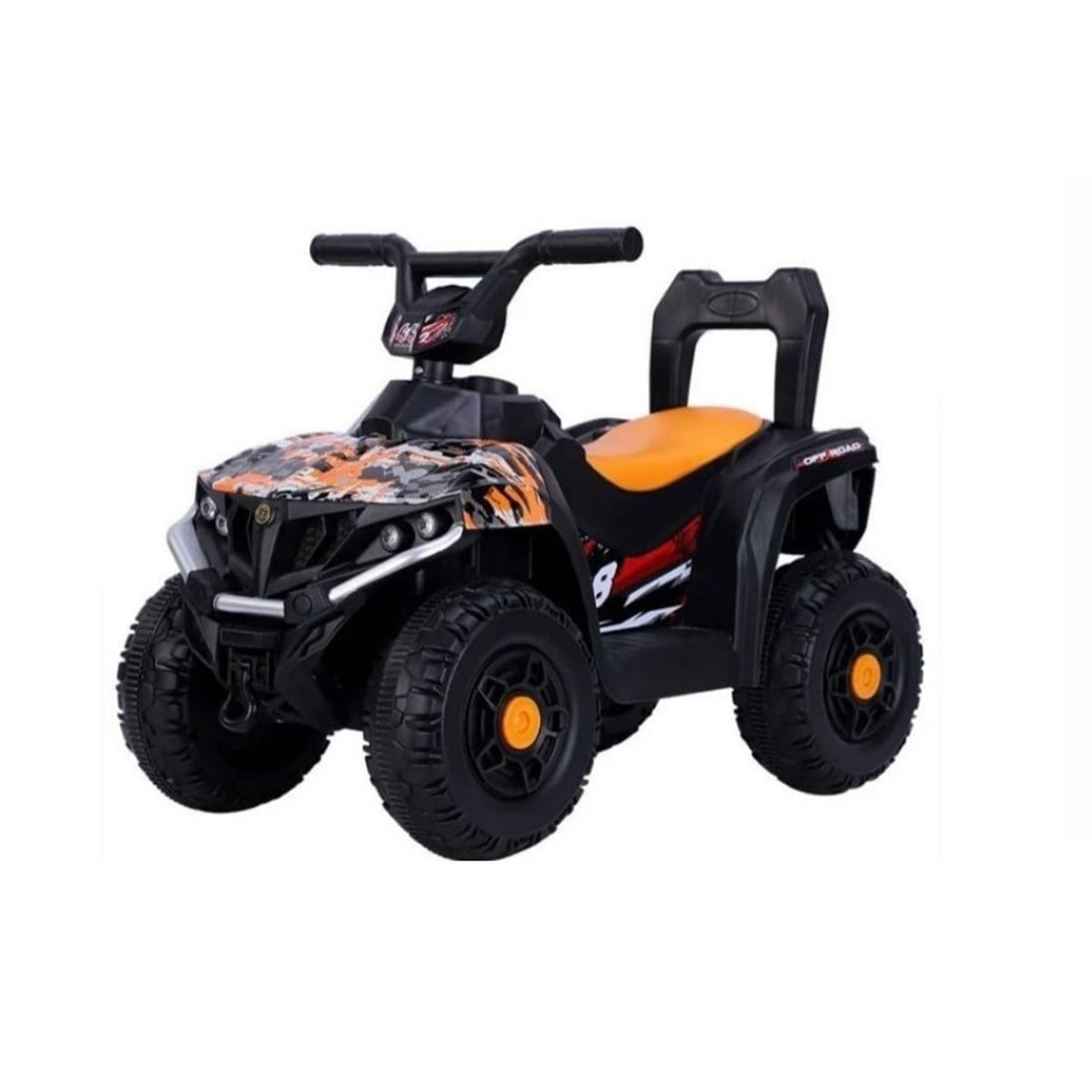 GENERICO - CUATRIMOTO ELECTRICA RECARGABLE A BATERIA NARANJA