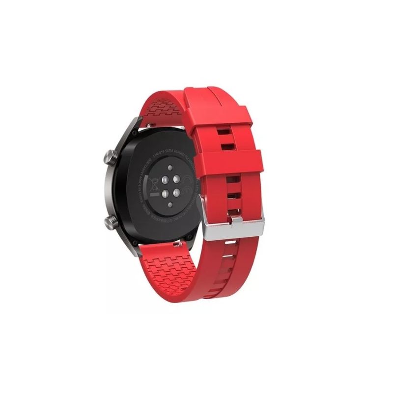 GENERICO - Correa De Silicona Para Reloj Huawei Gt2 -gt -gt3 - 46 Mm-ROJO