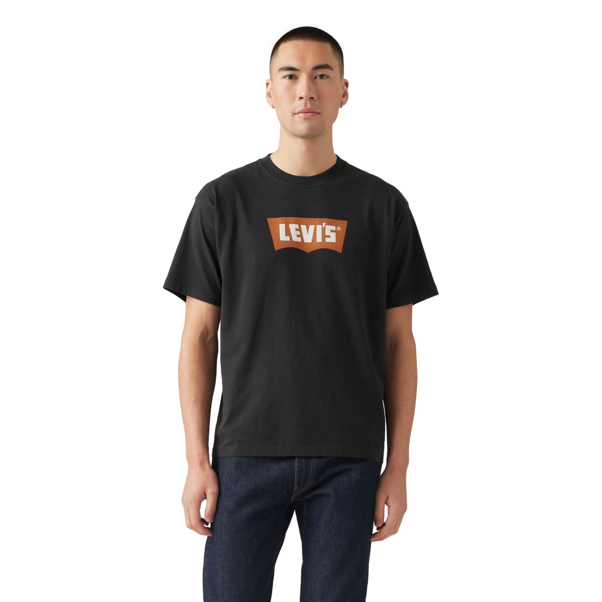 LEVIS - Polera Hombre Vintage Bw Graphic Tee Negro Levis