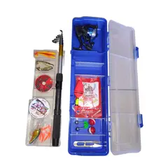 GENERICO - Set Caña Pescar Telescópica De 210cm Con Caja Y Accesorios
