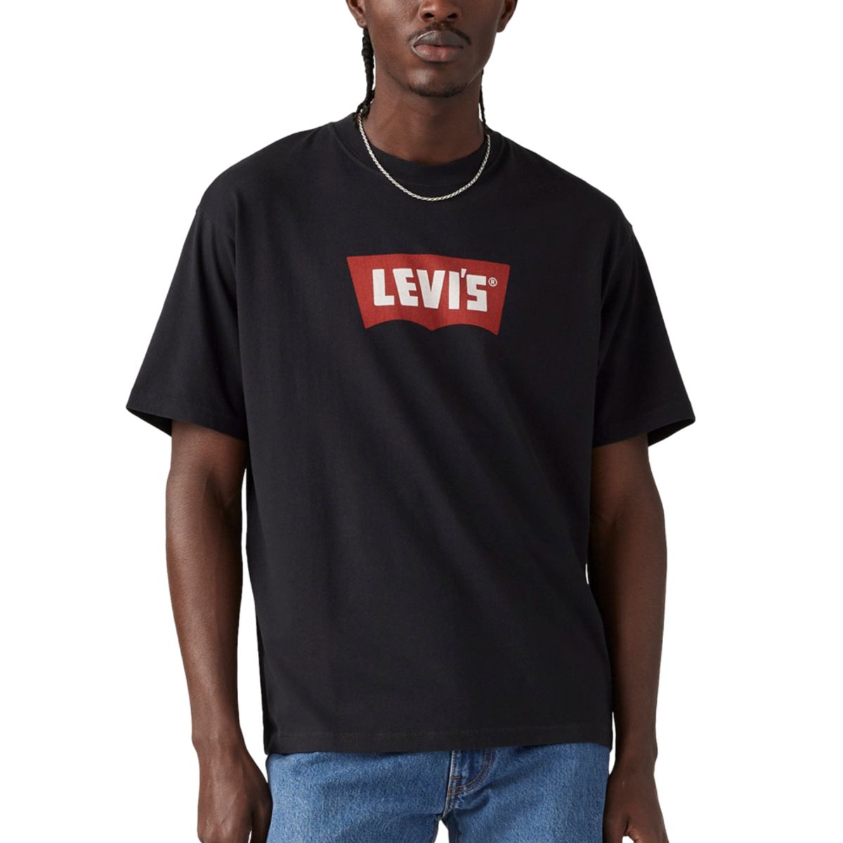 LEVIS - Polera Hombre Vintage Bw Graphic Tee Negro Levis