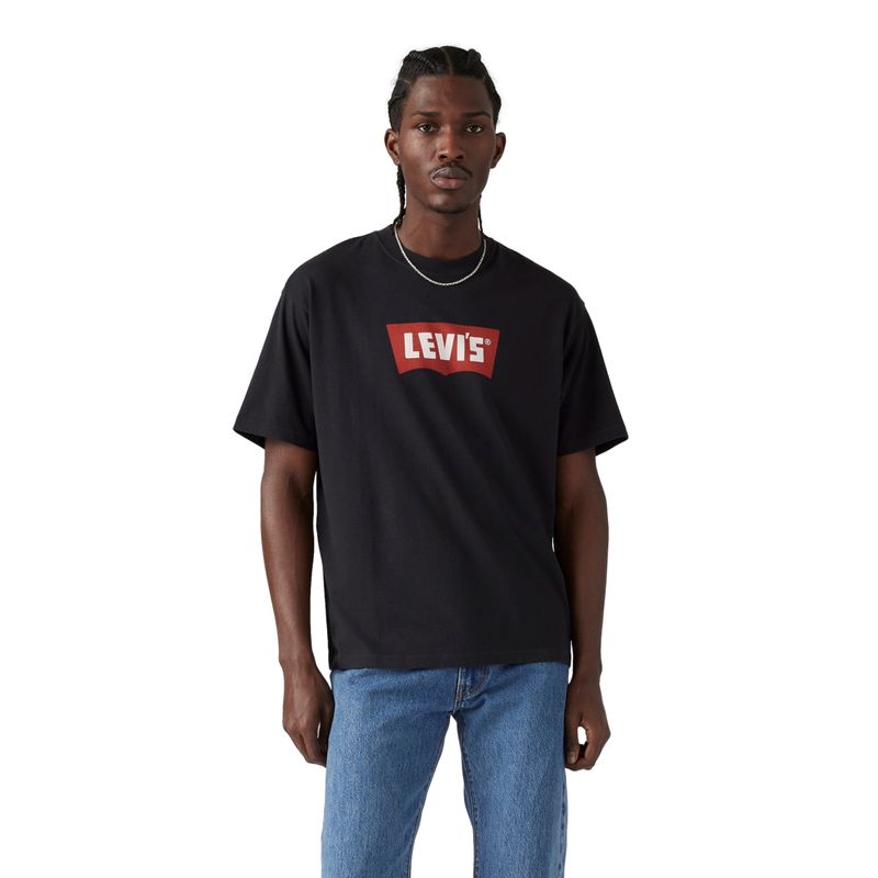 LEVIS - Polera Hombre Vintage Bw Graphic Tee Negro Levis