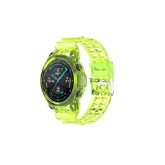 GENERICO - Correa De Reloj Transparente Para Huawei Watch Gt2-AMARILLO