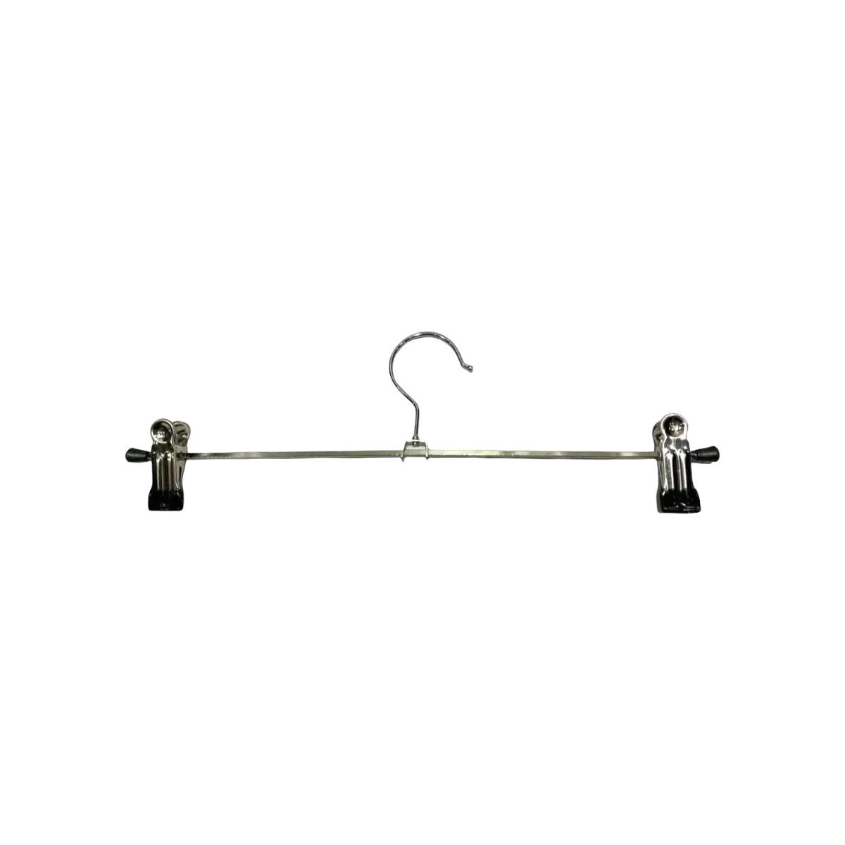 GENERICO - Pack 10 Ganchos Pinza Perrito Colgadores Goma Metal