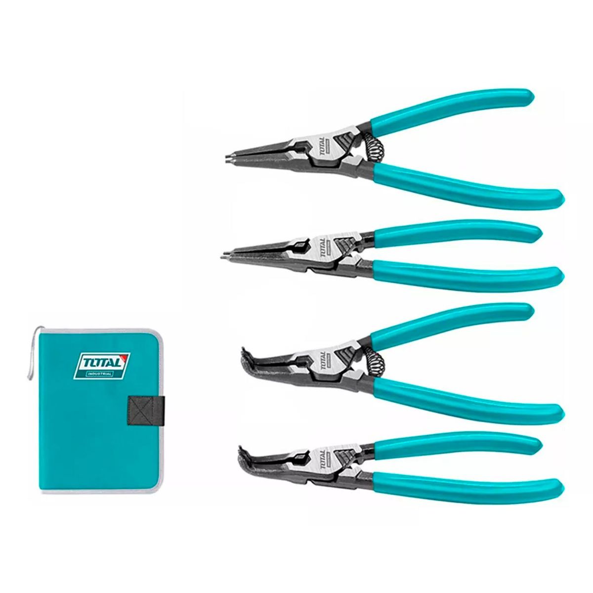 TOTAL TOOLS - Kit Juego De Alicates Sacaseguros 7 Pulg Total Thtj214042