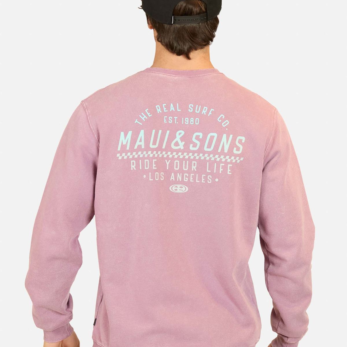 MAUI AND SONS - Poleron Cuello Redondo The Real Surf Co. Hoodies  Hombre Maui And Sons