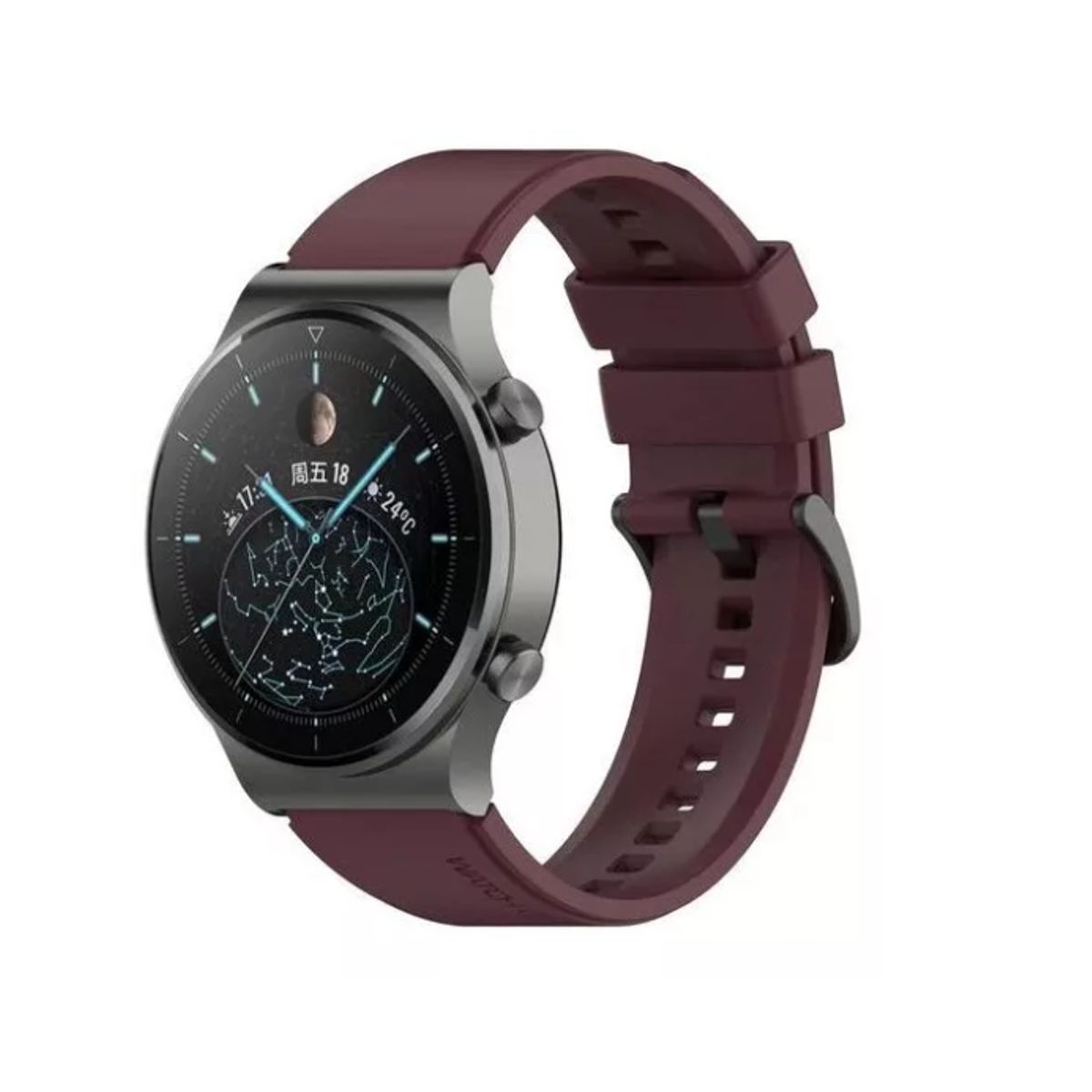 GENERICO - Correa De Silicona Para Huawei Gt2 Pro Gt3 Pro - 46 Mm-VIOLETA