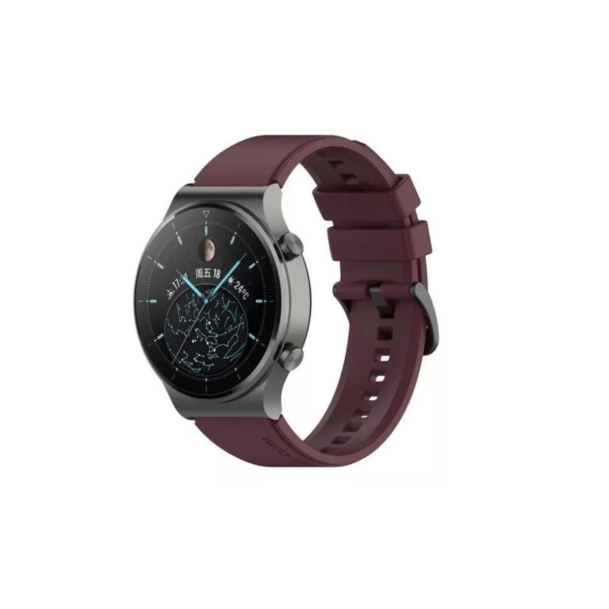 GENERICO - Correa De Silicona Para Huawei Gt2 Pro Gt3 Pro - 46 Mm-VIOLETA