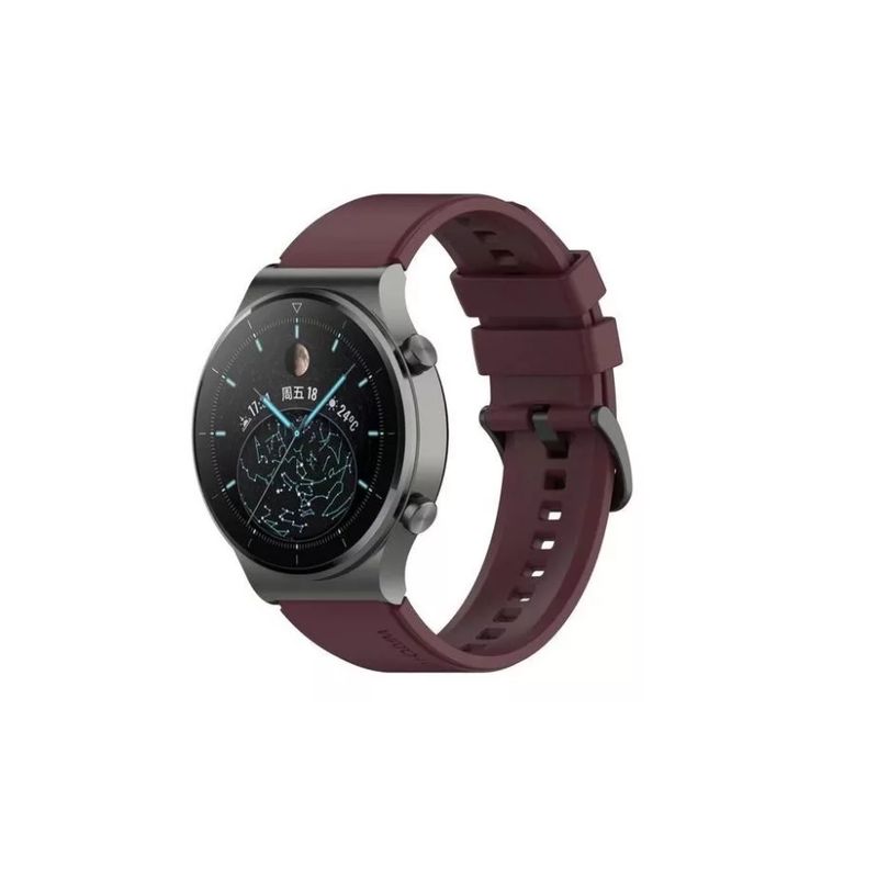 GENERICO - Correa De Silicona Para Huawei Gt2 Pro Gt3 Pro - 46 Mm-VIOLETA