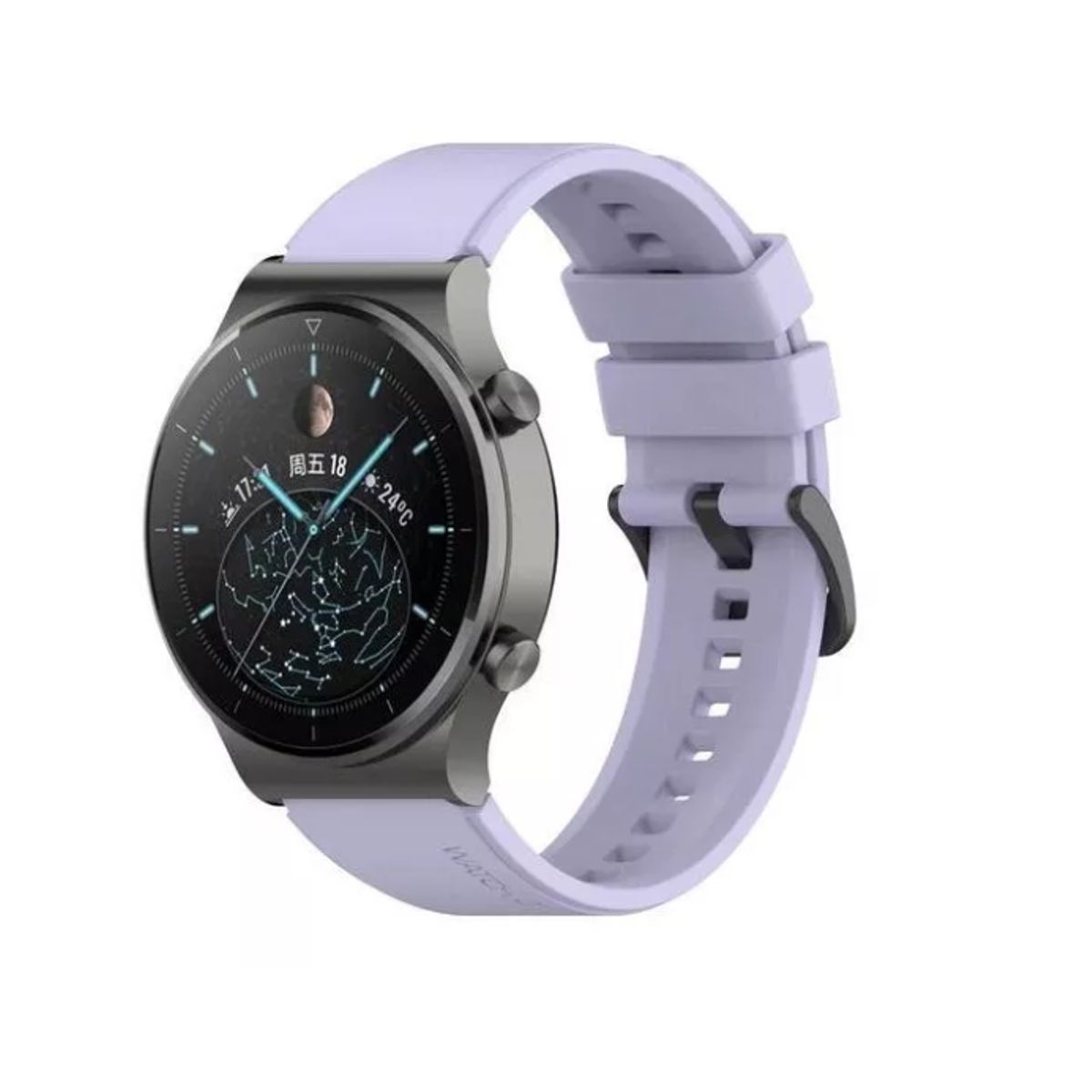 GENERICO - Correa De Silicona Para Huawei Gt2 Pro Gt3 Pro - 46 Mm-LILA