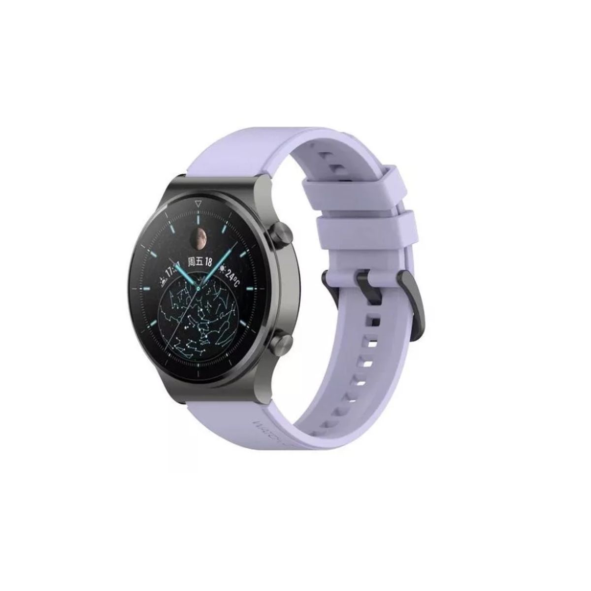 GENERICO - Correa De Silicona Para Huawei Gt2 Pro Gt3 Pro - 46 Mm-LILA