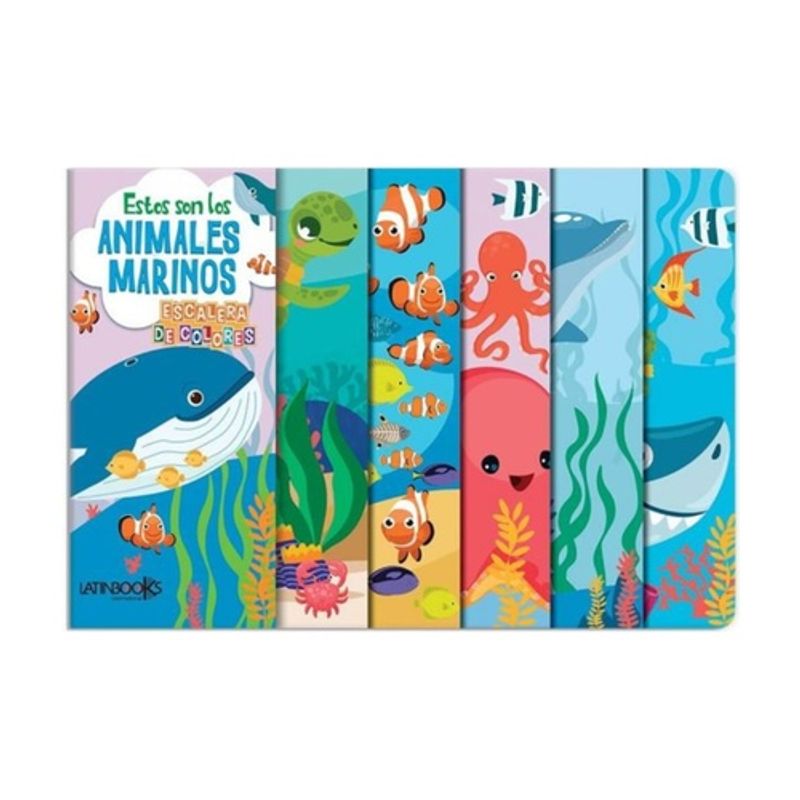 ANTARTICA LIBROS - Estos Son Los Animales Marinos. Escalera De Colores