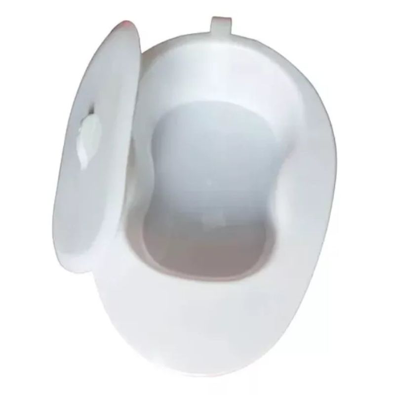 GENERICO - Chata Urinario Pato Plástica Con Tapa Urinal Ergonómica