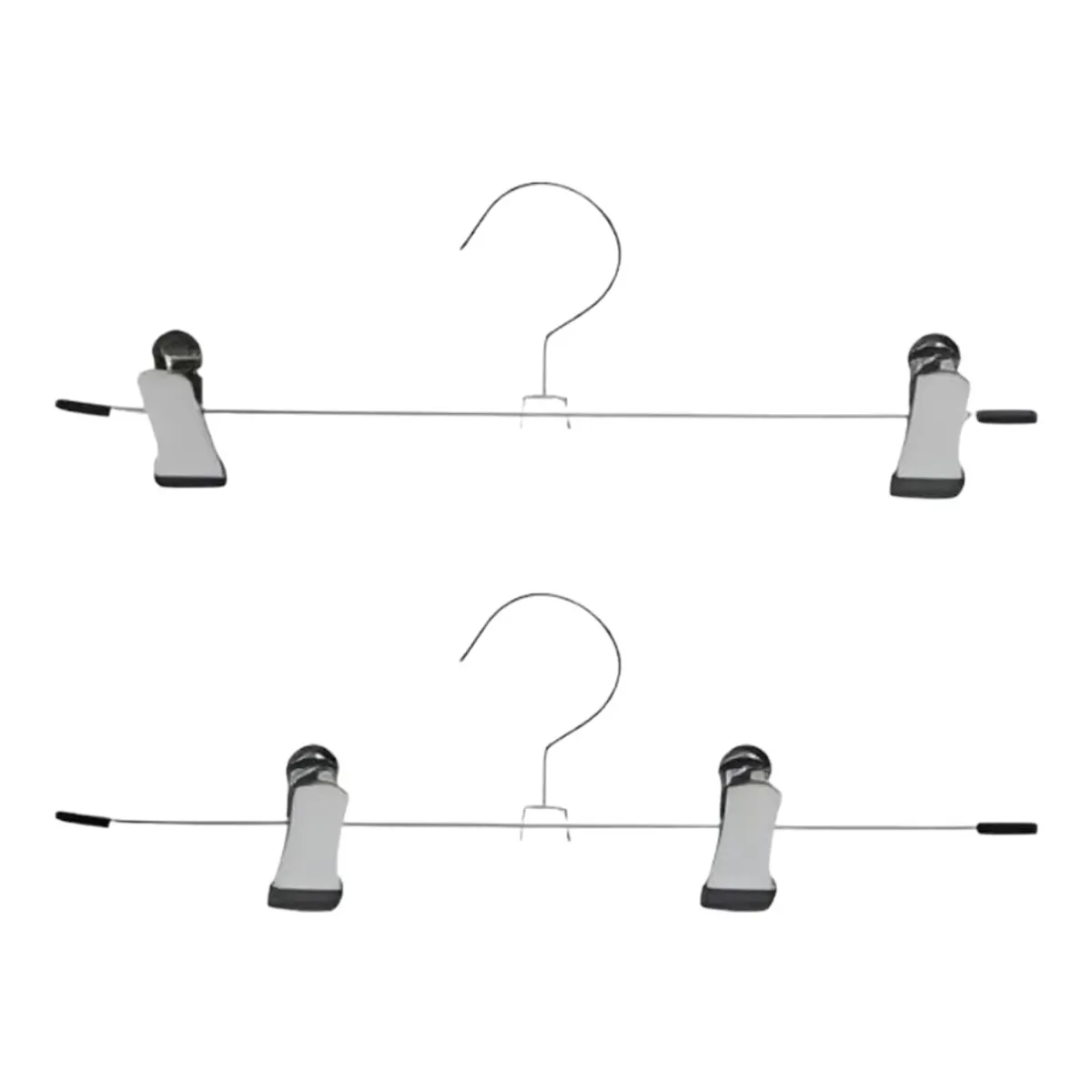 GENERICO - Pack 40 Ganchos Pinza Perrito Colgadores Goma Metal