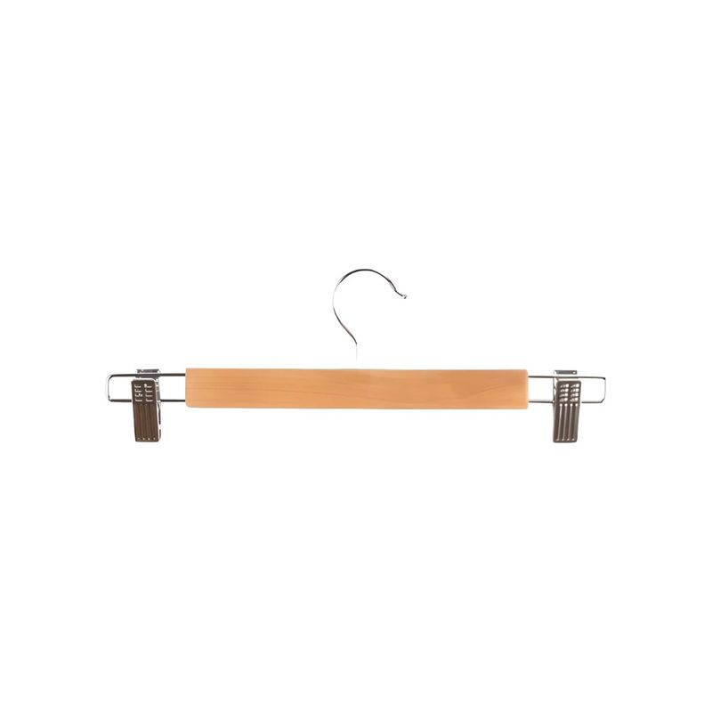 GENERICO - Pack De 10 Ganchos Para Pantalón De Madera Con Perritos Ibm