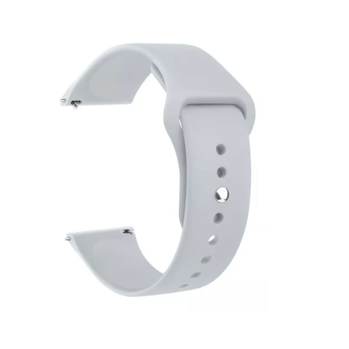 GENERICO - Correa De Silicona Para Samsung Gear S3 Classic 46mm - 22mm-GRIS