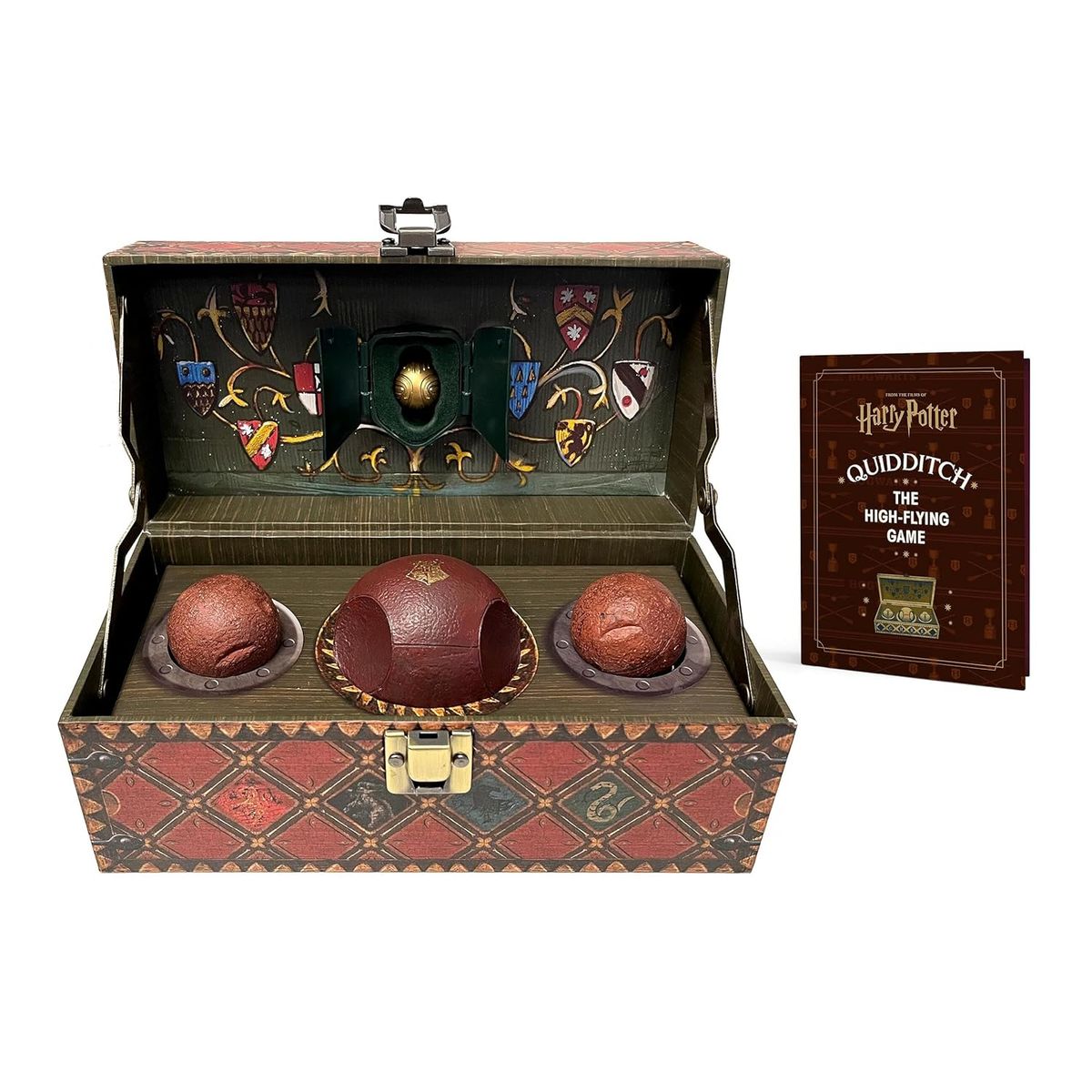 RUNNING PRESS - Figura Harry Potter Collectible Quidditch Set (Includes Removeable Golden Snitch!)
