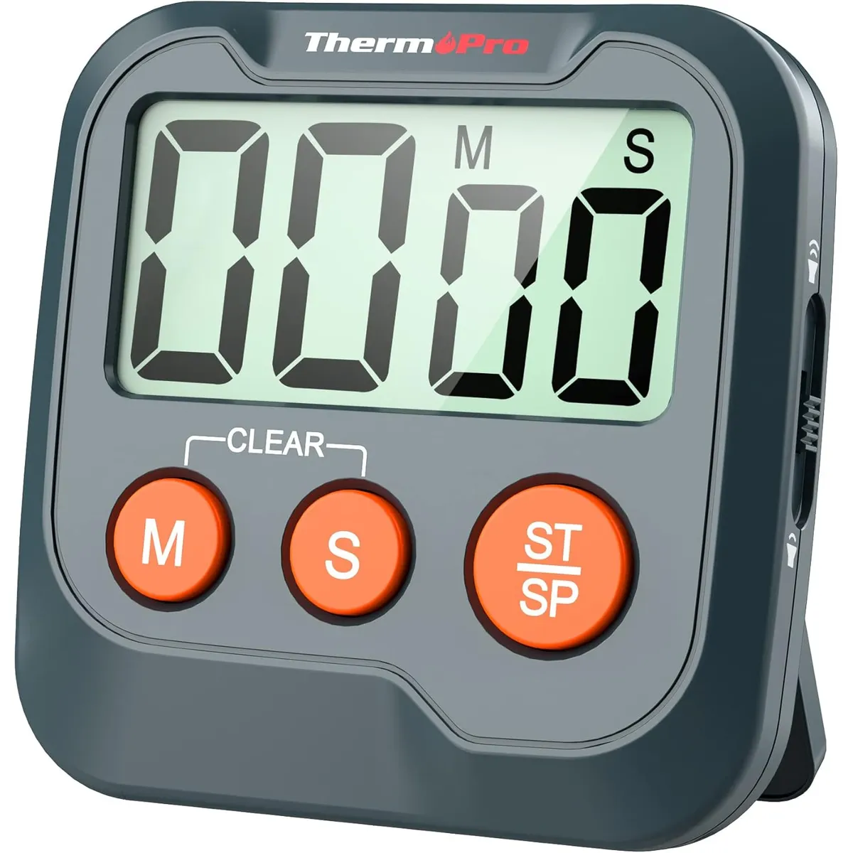 GENERICO - Temporizador Cronometro Digital Multiuso Thermopro TM03 Con Iman