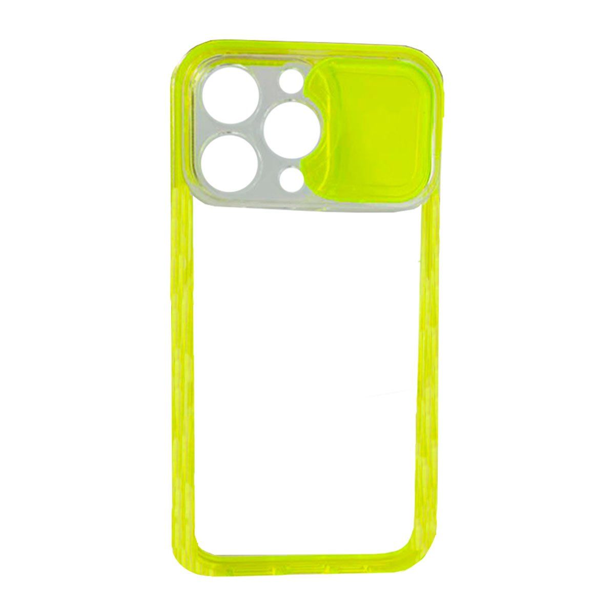 JOIGO - Carcasa Para iPhone 13 Pro Transparente 360 Fluor Amarillo