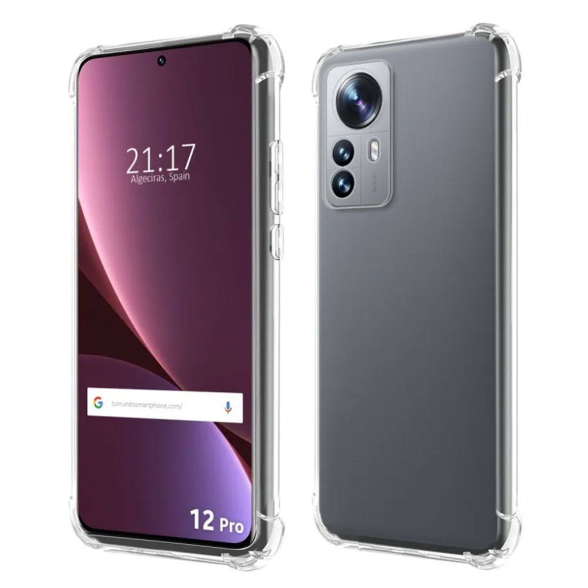 JOIGO - Carcasa Transparente Reforzado Para Xiaomi 12 Pro / 12s Pro.