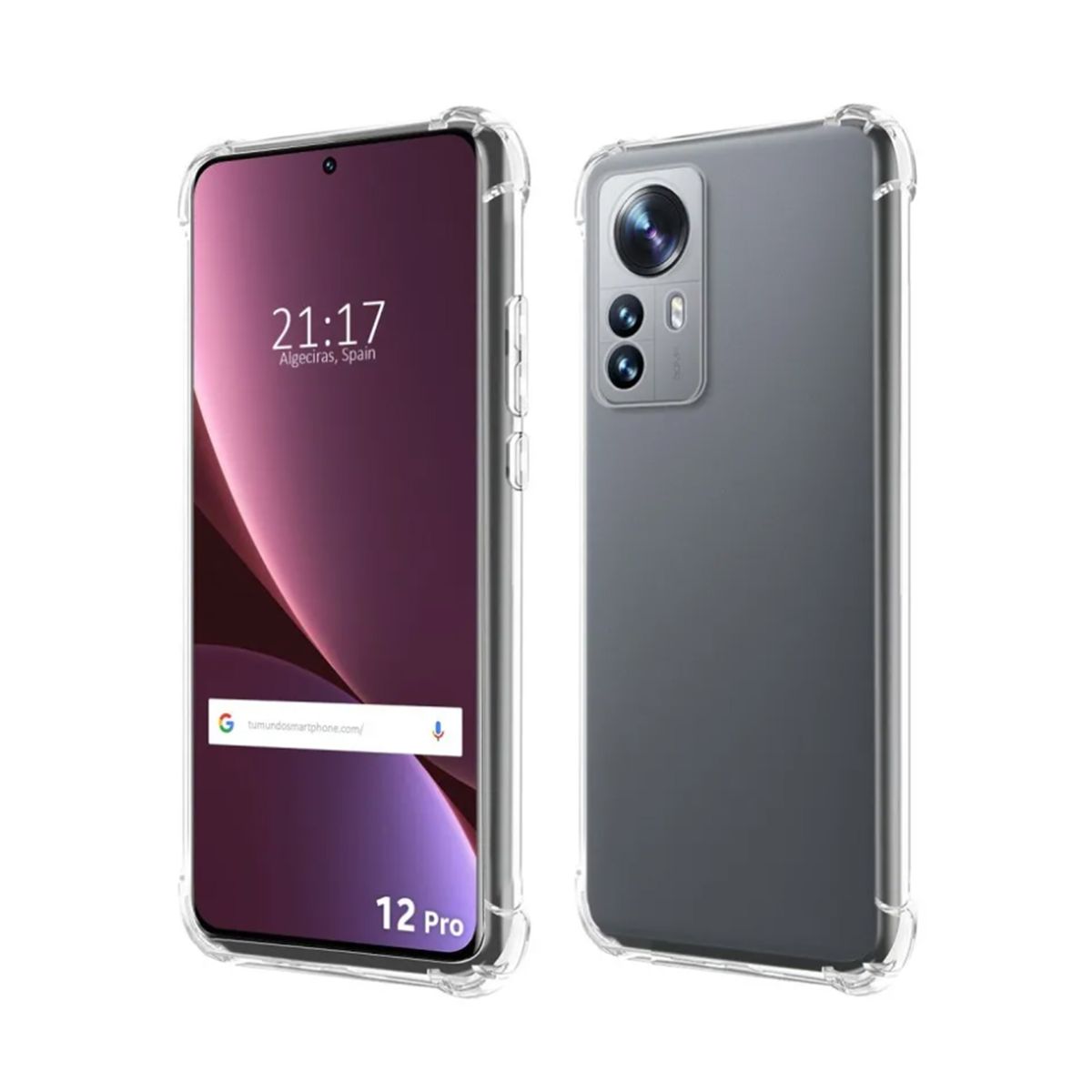 JOIGO - Carcasa Transparente Reforzado Para Xiaomi 12 Pro / 12s Pro.