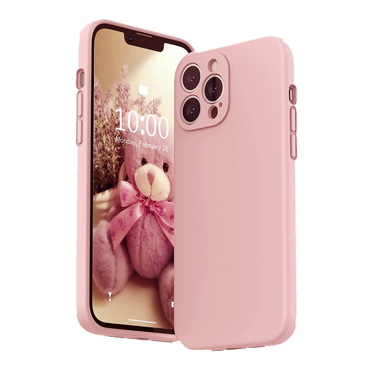 JOIGO - Carcasa Para iPhone 15 Pro Soft Rosado