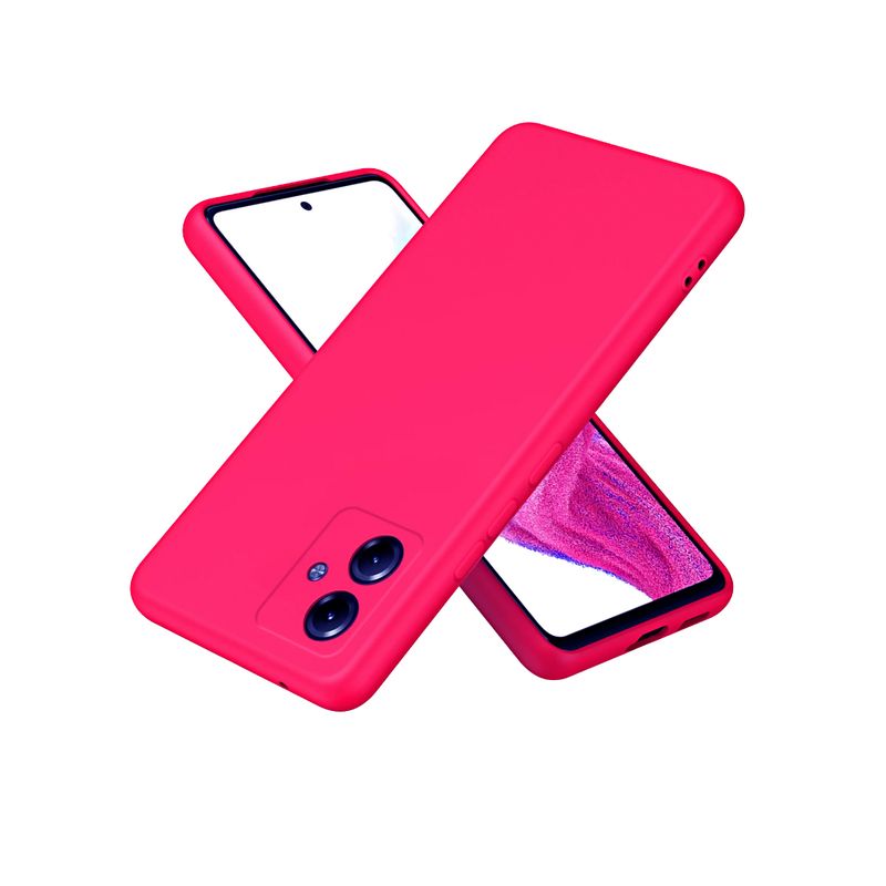 JOIGO - Carcasa Funda Para Motorola G14 Goma  Fucsia.