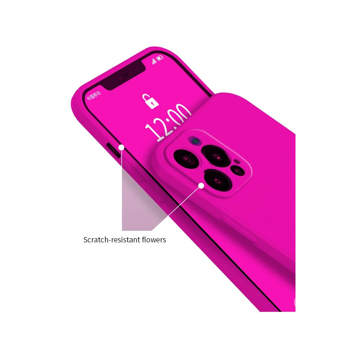 JOIGO - Carcasa Para iPhone 15 Pro Max Soft Lila