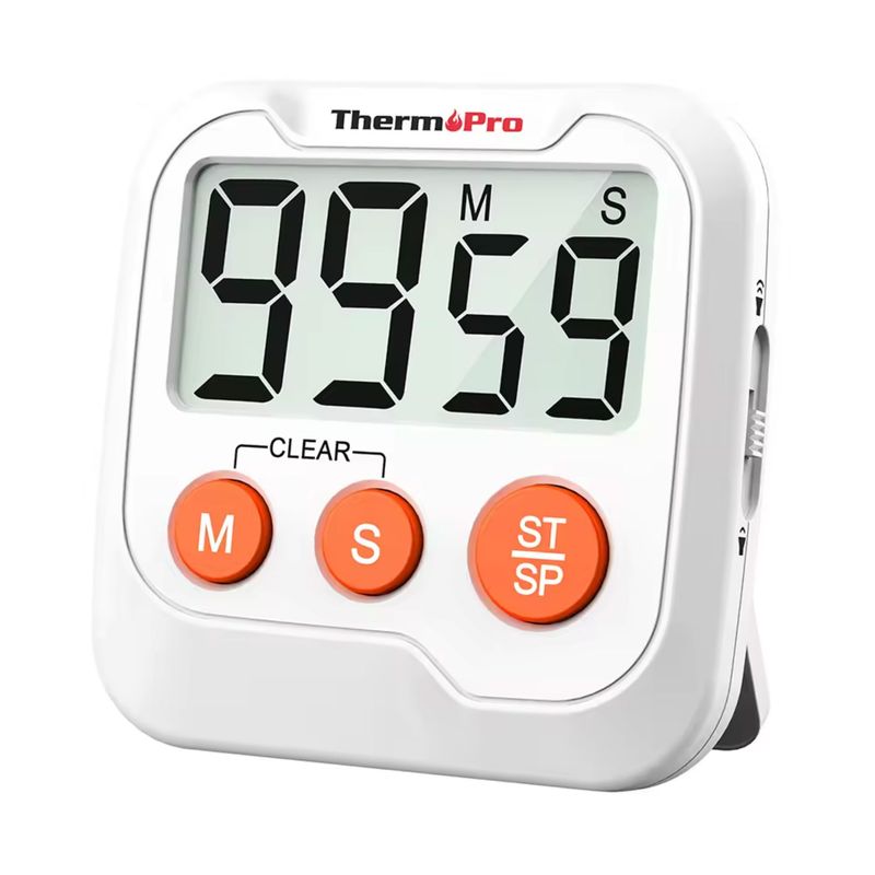 GENERICO - Temporizador Cronometro Digital Multiuso Thermopro TM03 Con Iman
