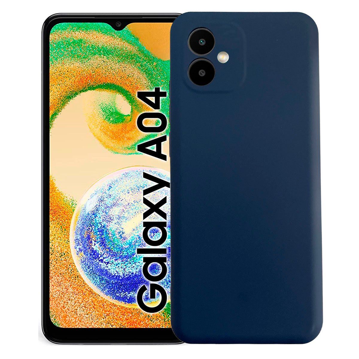 JOICO - Carcasa Para Samsung A04 Goma Azul