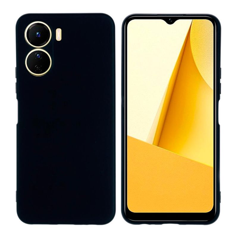JOIGO - Carcasa Para Vivo Y16 Goma Negro