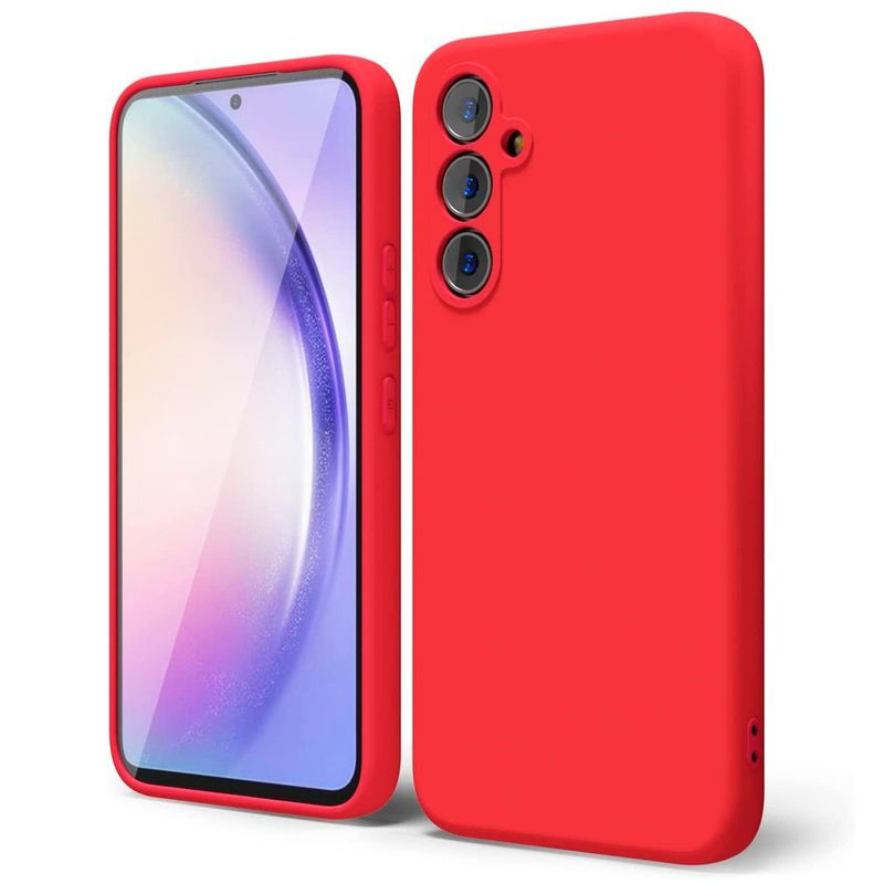 JOIGO - Carcasa Para Samsung A24 Goma Rojo