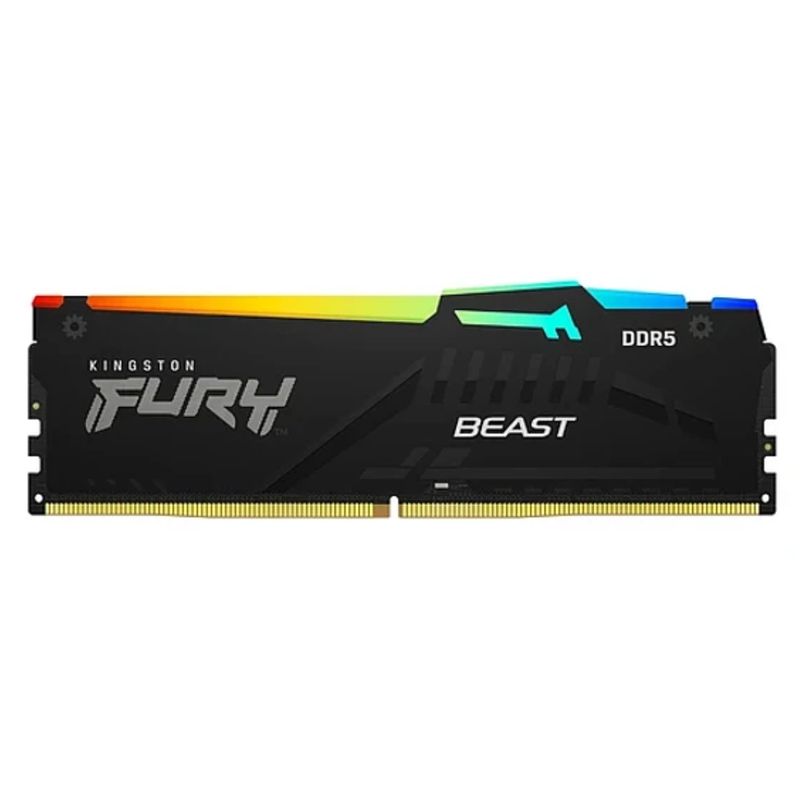 KINGSTON - Memoria RAM Fury Beast RGB 16 GB DDR5 5600 MHz