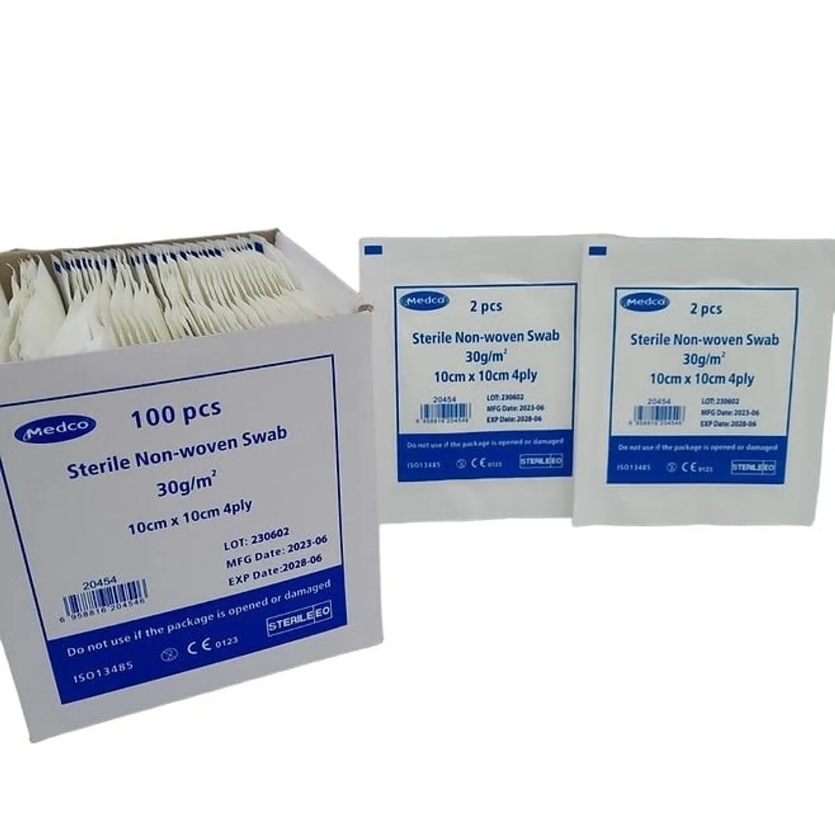 GENERICO - Gasa Esteril Apósito Curación 10x10 Cm Caja X 100 Unidades