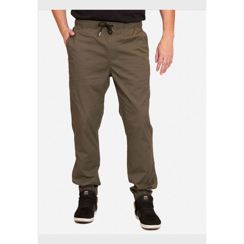 VOLCOM - Pantalon Jogger Trou Ly Classic Verde Hombre Volcom