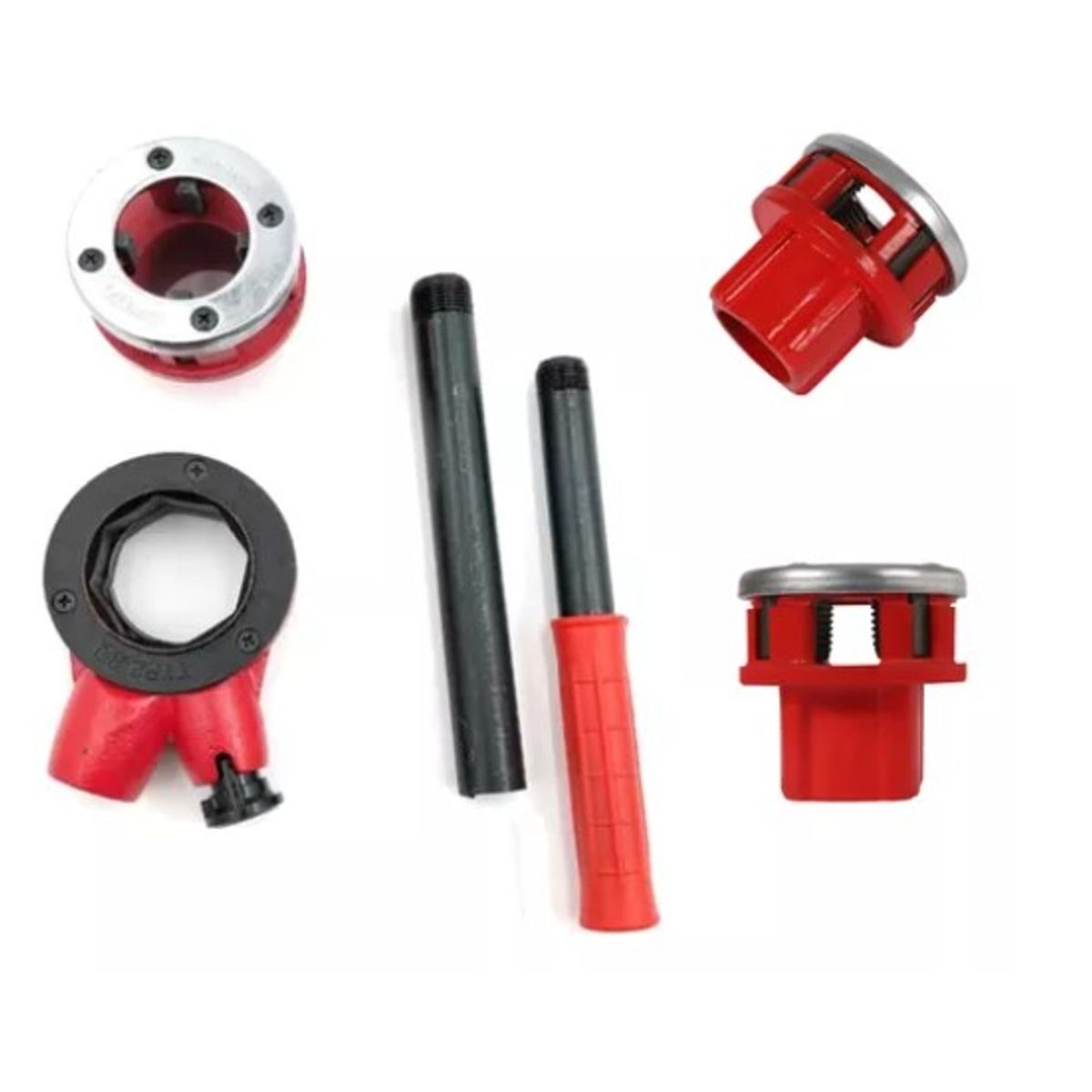 ESHOPANGIE - Set Juego De Terrajas Manual Para Tubo 6 Piezas 1/2 - 1 1/4