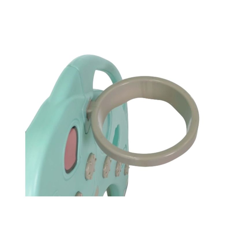 IGPRO - Resbalin Elefante 2 En 1 Con Aro Baloncesto Azul