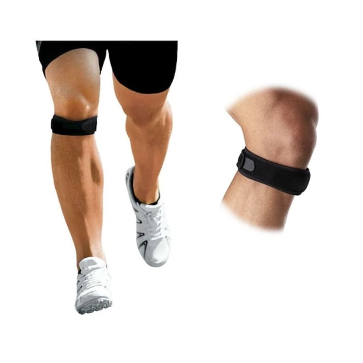 GENERICO - Pack 2 Menisqueras Ajustable Soporte Rodillera Deportiva