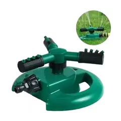 GENERICO - Aspersor De Riego Rociador De Agua Gira 360° 3 Brazos Jardín