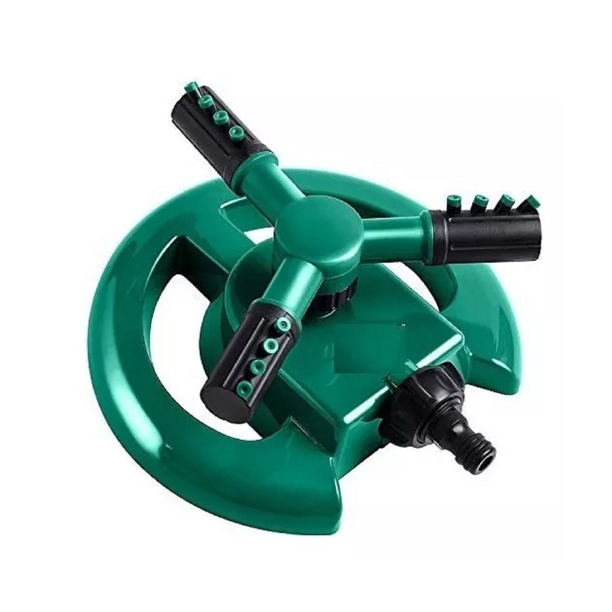 GENERICO - Aspersor De Riego Rociador De Agua Gira 360° 3 Brazos Jardín