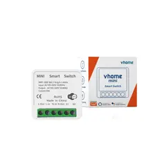 VHOME - Modulo Interruptor o Enchufe Wifi Mini 16A 924 Alexa Google