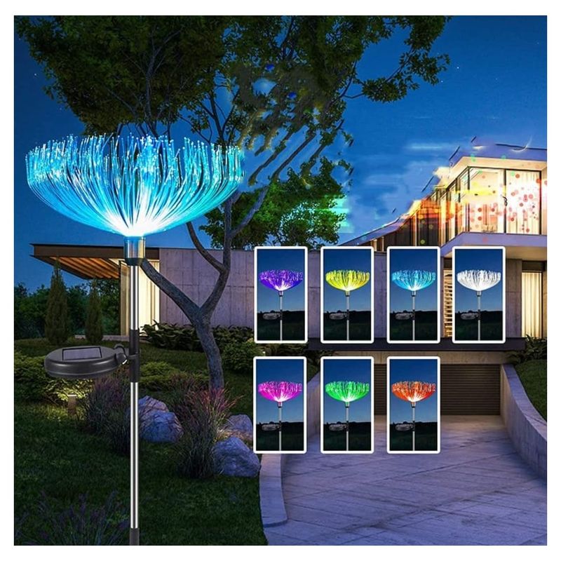 UNIVERSAL - PACK 3 ESTACAS DIENTE DE LEON SOLAR, MULTICOLOR SECUENCIAL