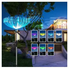UNIVERSAL - PACK 3 ESTACAS DIENTE DE LEON SOLAR, MULTICOLOR SECUENCIAL